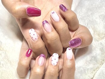 キャンディーネイル 祐天寺(candy nail)の写真/200色以上の豊富なカラーをご用意◎あなたに似合うデザインをご提案いたします♪定額アート￥6500～