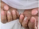 桃ネイル