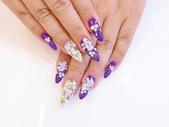 ネイルコレクション ピンク(Nail Collection Pink)/ジェル定額¥9990★3Dフラワー