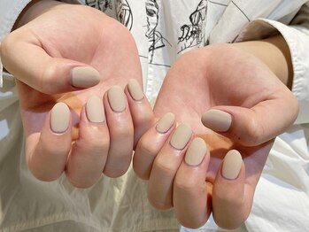 ネイルズ ララ(nails Lala)/マットベージュ
