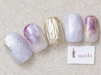 アイネイルズ 三宮店(I nails)/パープルマグネット