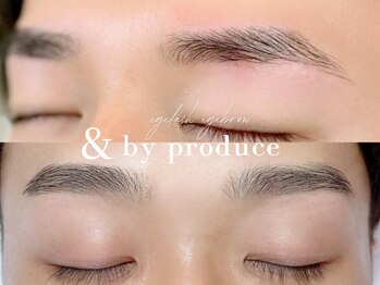 アンドバイプロデュース 相模大野(& by produce)の写真/メンズ眉は毛流れが命☆骨格×黄金比で清潔感アップ♪眉WAX＆デザインで“盛りすぎない”垢抜け眉に◎