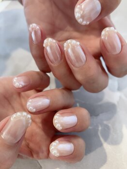 上品に輝く♪mirrorパール