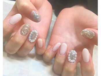 ドレス ネイルアンドアイラッシュ 梅田(Dress)/【Dress 梅田】ミラーネイル