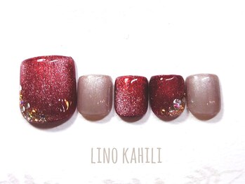 リノ カヒリ アイラッシュ(Lino kahili)/【フット】定額アート