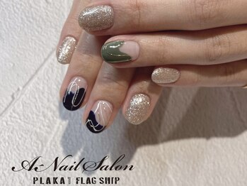 エーネイルサロン プラーカ本店(A-Nail Salon)/個性派ニュアンス