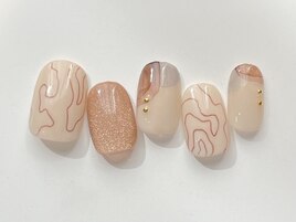 落書きニュアンスネイル