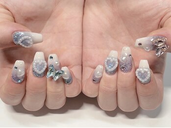 ドリーム ネイル(Dream Nail)の写真/【何度でもオフ込同価格】50種類から選べるアート定額コース¥5980♪トレンド定額デザインも要チェック☆
