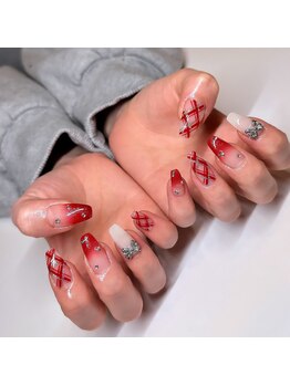 アモ(Amo)/赤チェックバレンタイン♪