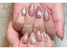 ブラウンネイル(brown nail)/持ち込みデザイン♪