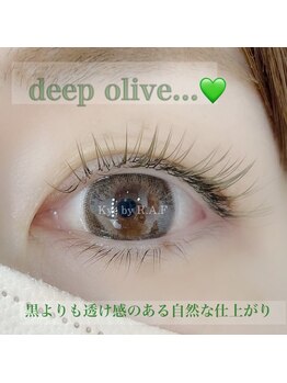 キー バイ マグラフ 南松本店店(KYE by Mag R.A.F)/カラーエクステ/オリーブ/百瀬