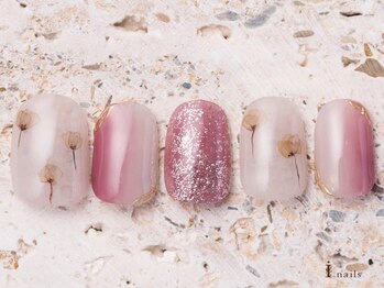 アイネイルズ 吉祥寺店(I nails)/水彩小花柄[吉祥寺]