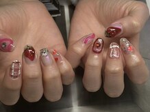 アース コアフュールボーテ 東松山店(EARTH coiffure beaute)/フルデザインネイル