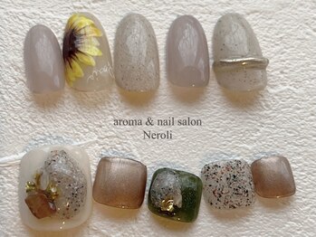 ネロリ(Neroli)の写真/＜オーナーこだわり定額サンプルコース¥6500～＞オフィスでも馴染むシンプルデザインで指先までオシャレに!