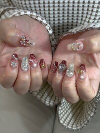 クリスマスネイル