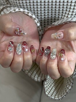 クリスマスネイル