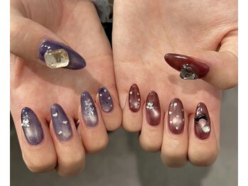 ガーリー詰込プレゼントネイル★