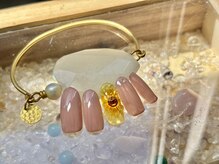 テテネイル(tete.nail)/ぷっくりひまわりデザートネイル