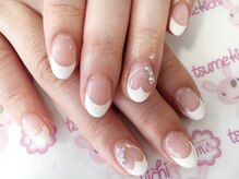 ネイルサロン 爪吉/さりげないハートモチーフが◎