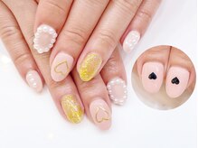 ネイルコレクション ピンク(Nail Collection Pink)/ジェル定額￥7990/囲みパール