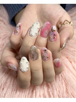 インプレス 鶴見店(Impress)/ピンクネイル