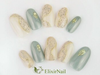 エリクサーネイル 池袋(Elixir Nail)/定額a シンプル/クーポン使用
