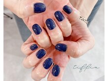 ネイルサロン ティフィン(tiffin)/～カジュアルネイビー～