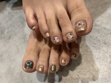 コロレ(colore)/クリスマスフットネイル