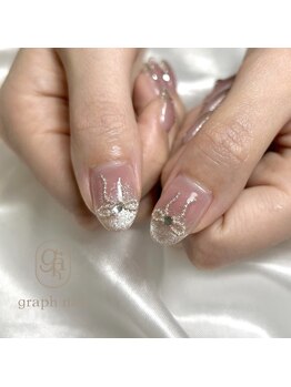 グラフネイル(graphnail)/リボンデザイン