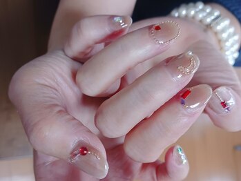 ネコノイル(neconoiru)/ラインストーンアート