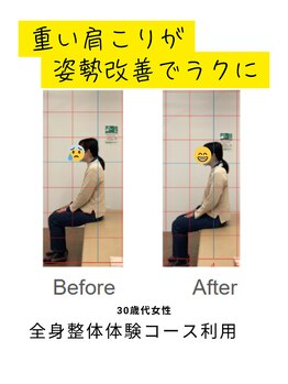 いつでもリハビリ 甘木整体院/肩こりの根本原因は姿勢だった?