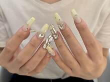 ソワレ(Soiree)/パステルイエローネイル