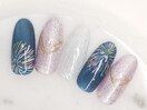 【新作】花火ネイル2