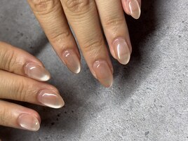 秋の大人シンプルネイル