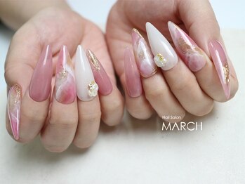 ネイルサロン マーチ おもろまち店(NAIL SALON MARCH)/お上品天然石