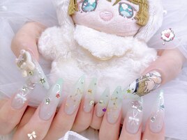 推しネイル メンカラネイル