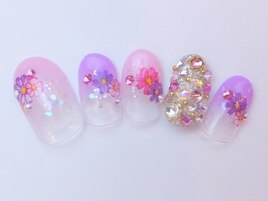 フラワーフレンチ敷き詰め