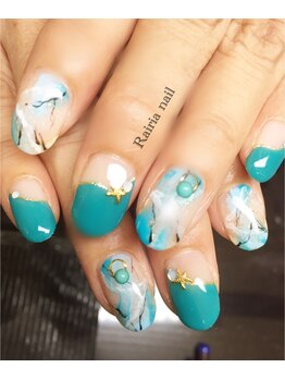 ライリアネイル(Rairia nail)/大理石ネイル