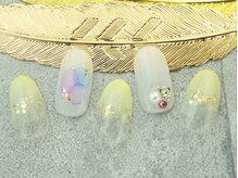 ネイルズガッシュ 蒲田東口店(NAILsGUSH)/水彩ドット＊