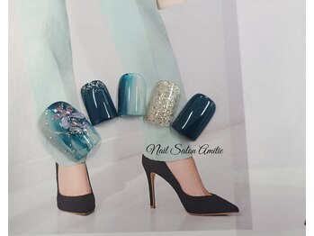 ネイルサロン アミティエ(Nail Salon Amitie)/◆.押し花flower×nuance foot*