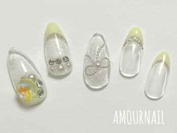 アムールネイル 新宿西口店(Amour Nail)/韓国ワンホン　ゴージャスコース