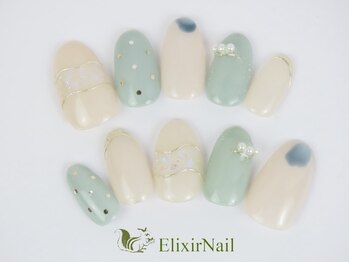 エリクサーネイル 五反田(Elixir Nail)/定額a シンプル／クーポン使用