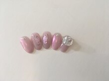 ジュネス(JEUNESSE)/¥7,800 デザインネイル【蝶々】