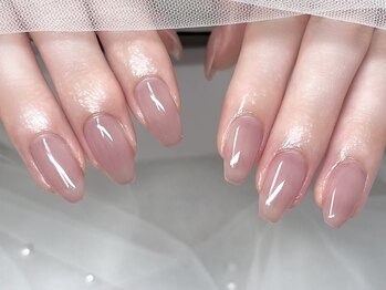 ローランリム(LORAN Lim)/くすみピンクネイル