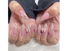 キアラネイルサロン/チップ長さだし持ち込みデザイン