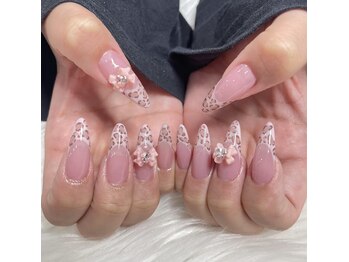 キアラネイルサロン/チップ長さだし持ち込みデザイン