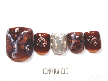 リノ カヒリ アイラッシュ(Lino kahili)/【フット】定額アート