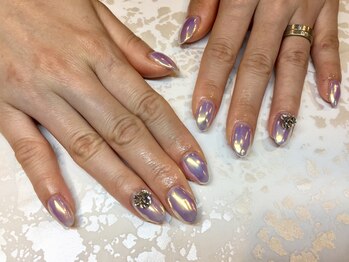 レアレアネイル(Lealeanail)/【パラジェル】オーロラデザイン