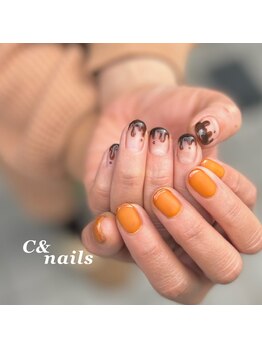 シーアンドネイルズ(C&NAILS)/バレンタインネイル