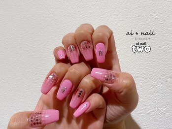 アイネイルトゥー 小倉(ai nail two)/ピンクネイル